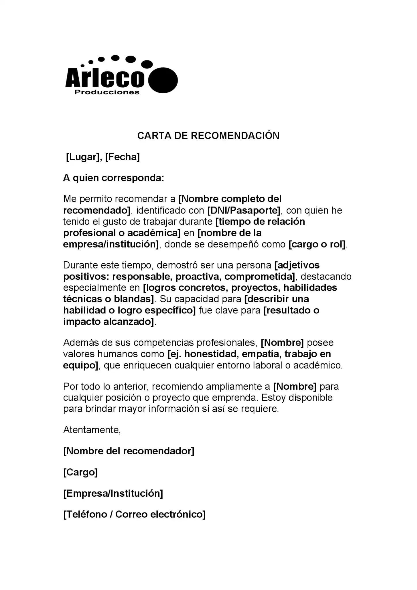Referencia Laboral