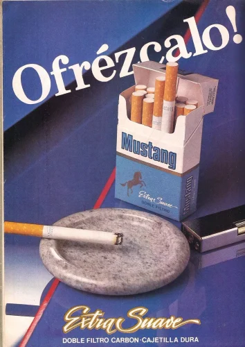 Publicidad de Cigarrillos, Cigarros y Tabaco