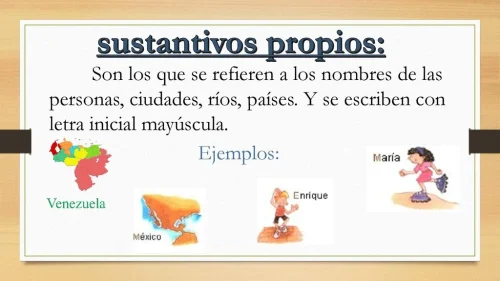 Sustantivos Propios