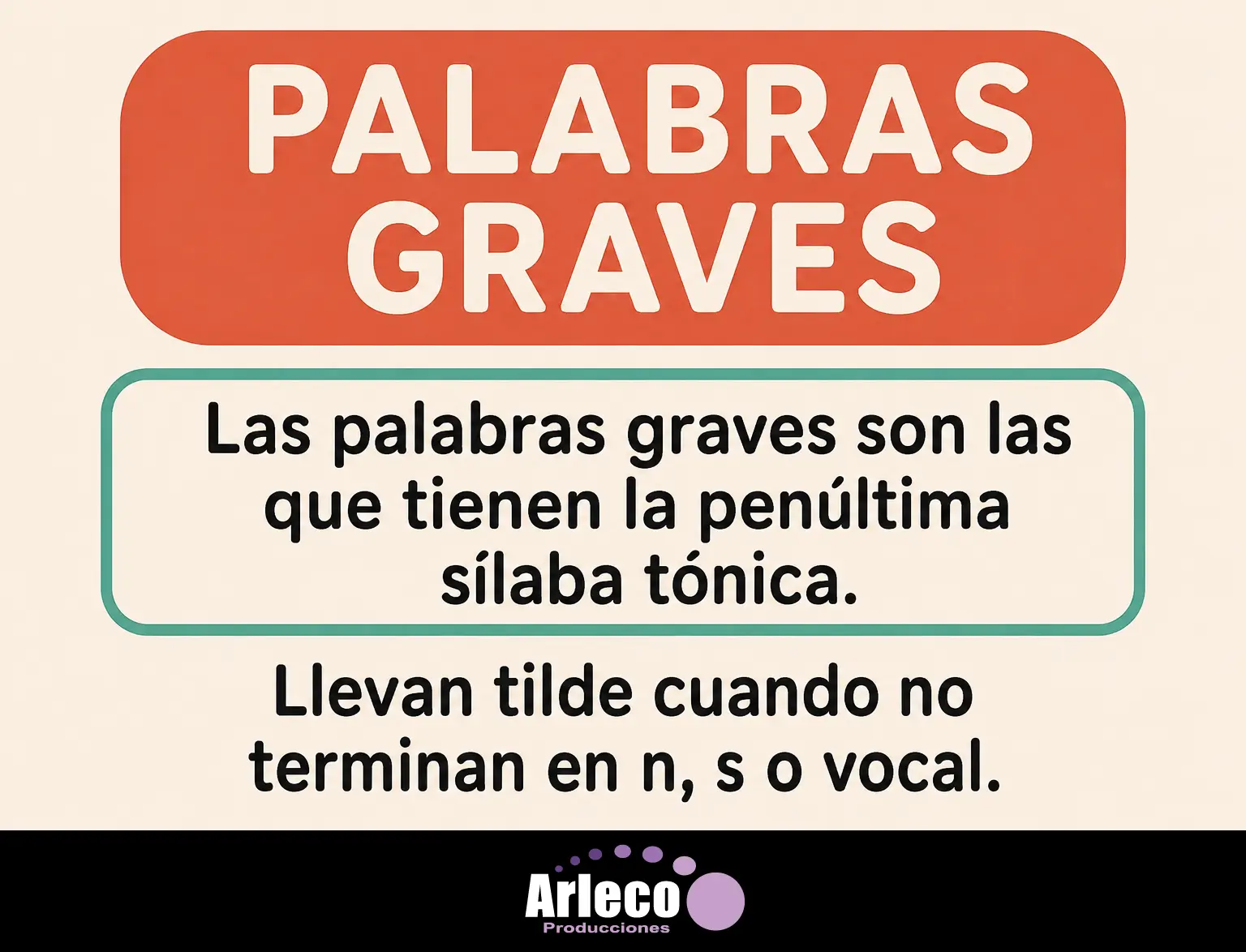 Palabras Graves